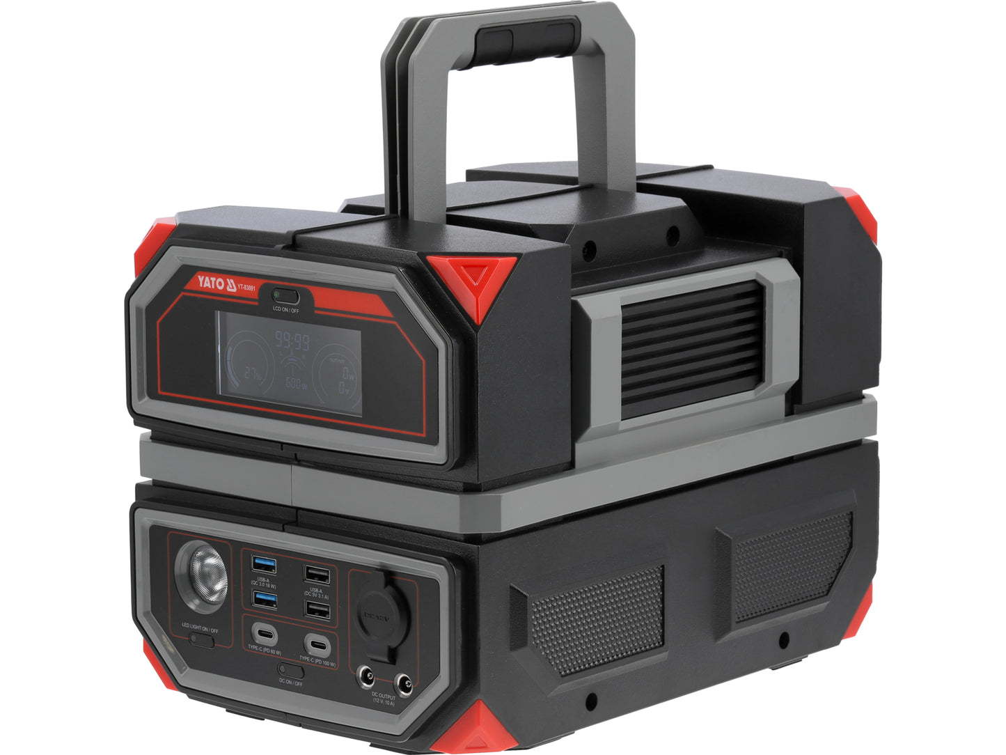 STAȚIE DE ÎNCĂRCARE PORTABILĂ 600W, 504WH, 230V, USB-C PD