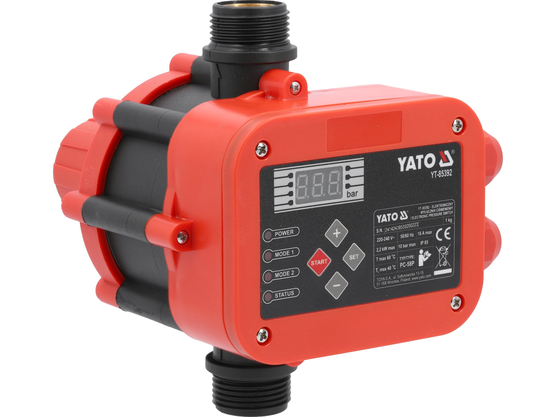 Presostat Yato YT-85392 - imagine originala 2