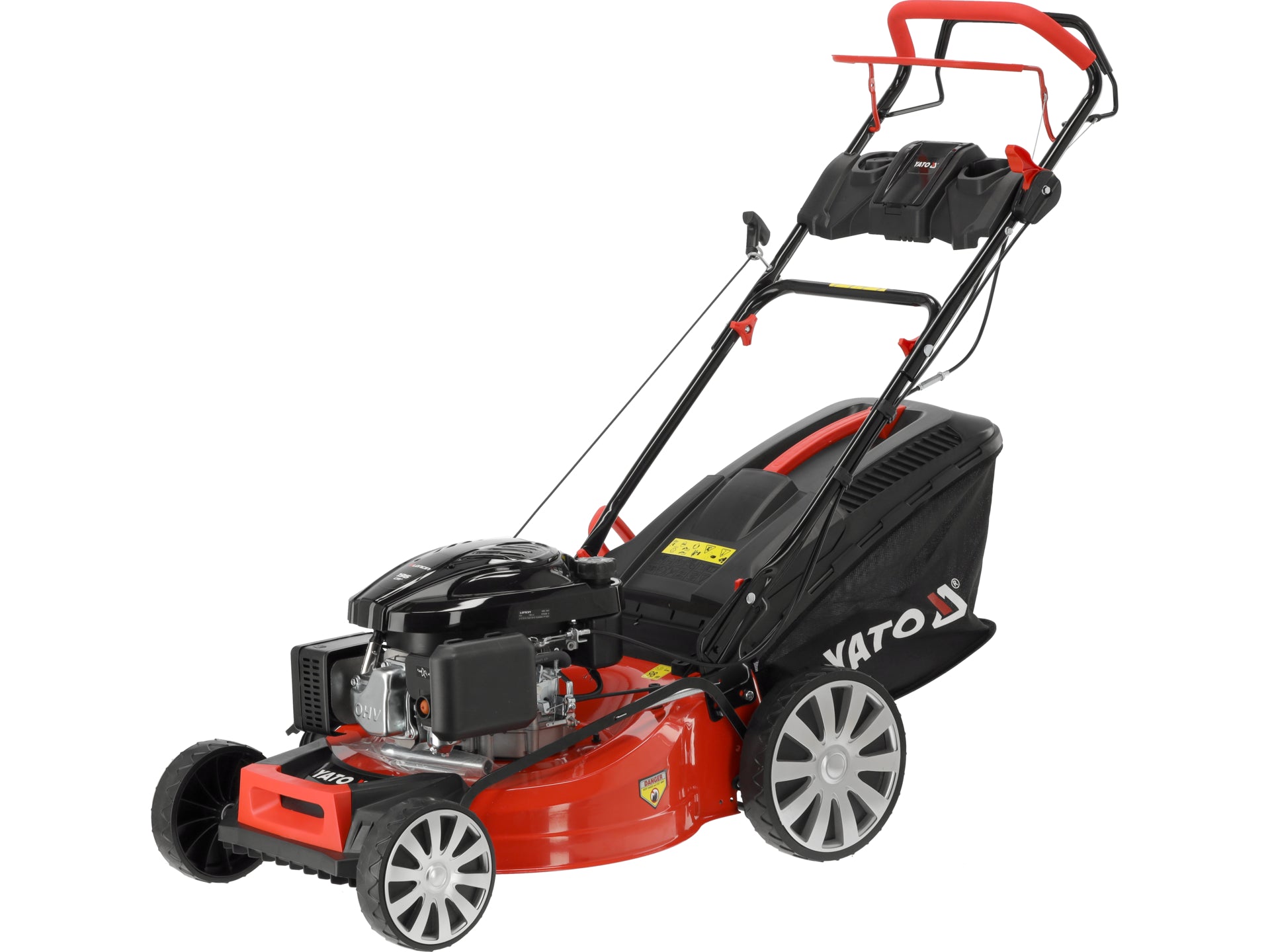 Masina de tuns iarba pe benzina cu autopropulsie, 53 cm, 3.5 kW