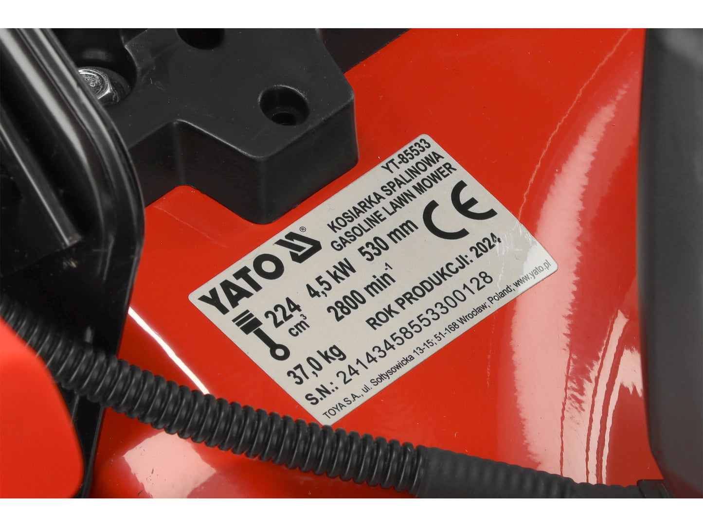 MAȘINĂ DE TUNS IARBA, PE BENZINĂ, CU AUTOPROPULSIE, 53CM, 4.5KW