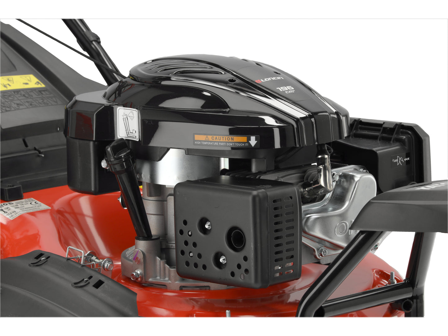 MAȘINĂ DE TUNS IARBA, PE BENZINĂ, CU AUTOPROPULSIE, 53CM, 3 ROȚI