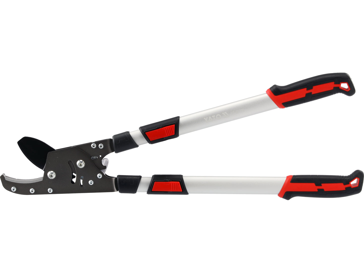 FOARFECĂ TELESCOPICĂ CU CLICHET PENTRU CRENGI, MÂNER ALUMINIU