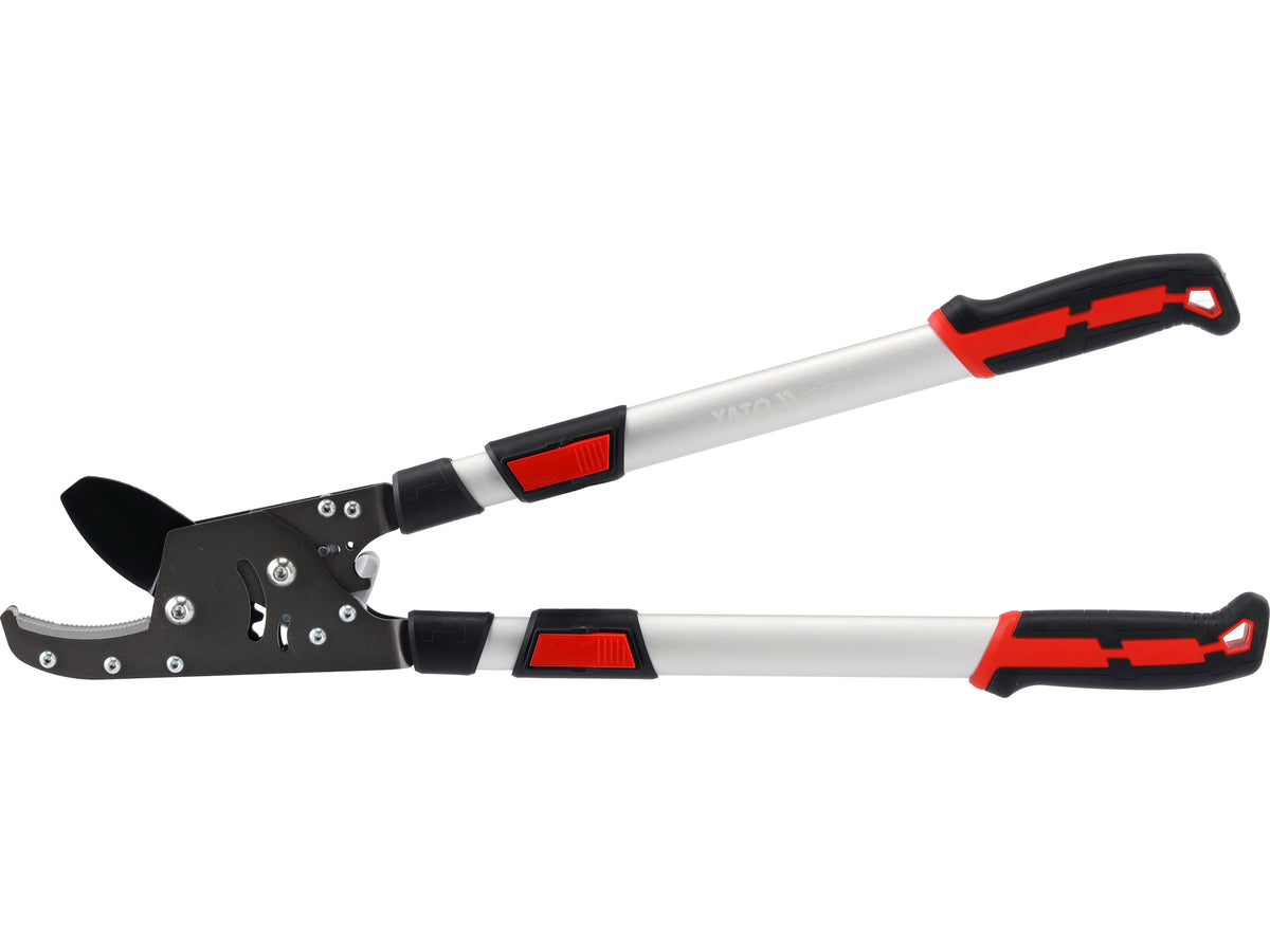 FOARFECĂ TELESCOPICĂ CU CLICHET PENTRU CRENGI, MÂNER ALUMINIU