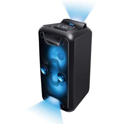 Boxa Portabila Party 2x20cm, 40W, Bluetooth, LED, USB, Karaoke, FM, Acumulator 14h, PAR2200BT