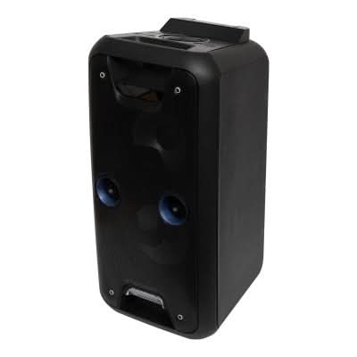 Boxa Portabila Party 2x20cm, 40W, Bluetooth, LED, USB, Karaoke, FM, Acumulator 14h, PAR2200BT