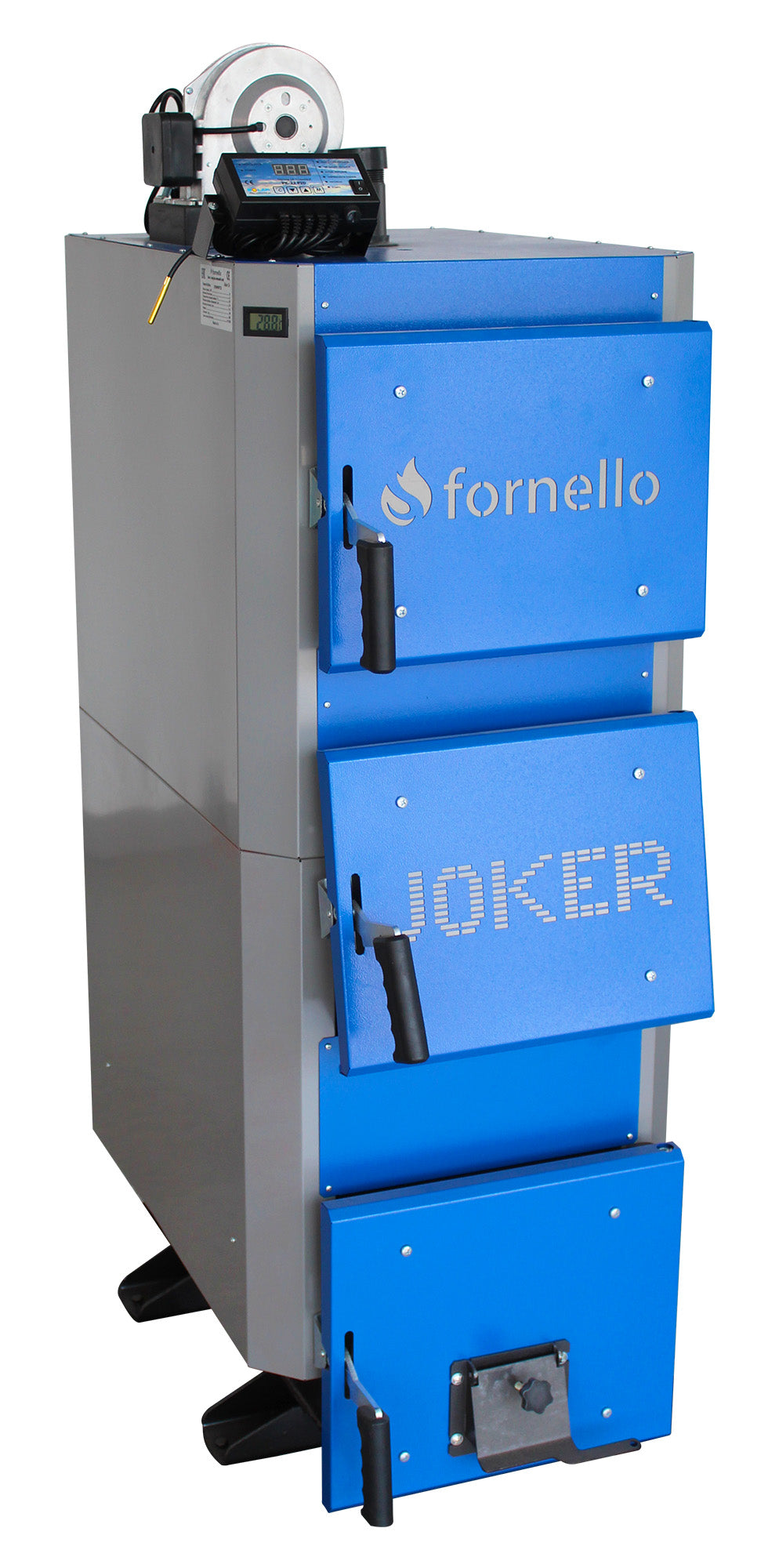 Cazan (centrala) pe combustibil solid, (lemn, carbune), Fornello JOKER 42 kW