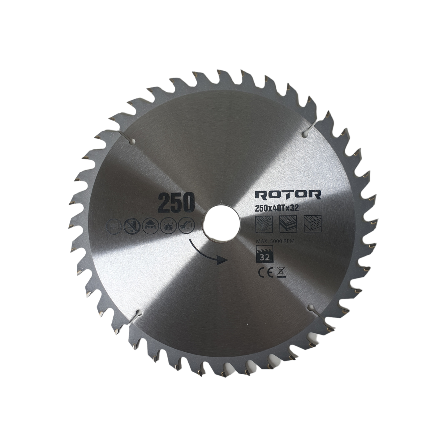 Disc de taiat lemnul Rotor, 250X32 40T ef21229