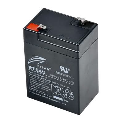 Acumulator plumb-acid 6V 4.5Ah RT 645 – pentru sisteme de alarma, UPS, jucarii electrice
