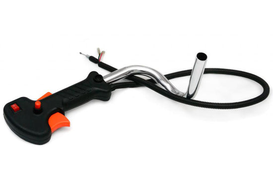 Acceleratie motocoasa curbata