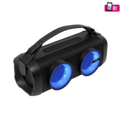 Boxa Portabila BoomBox BT3000, 2x16W, Bluetooth TWS, Rezistenta la Apa IPX4, RGB LED, USB, AUX, Microfon, Dual-Bass