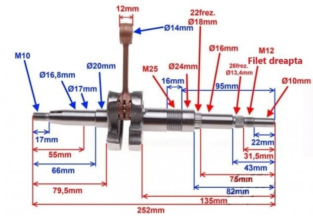 Ambielaj scuter 2T TGB 50cc