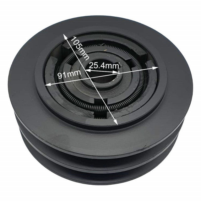 Ambreiaj compatibil Honda 148 mm x 25.4 mm (2 canale 17 mm) 148 mm / 25 / 4 mm / 2 / 17 mm - vedere 4