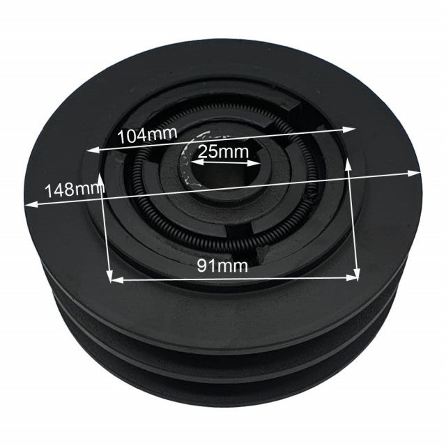 Ambreiaj compatibil Honda 148 mm x 25 mm (2 canale 17 mm) 148 mm / 25 mm / 2 / 17 mm - vedere 4