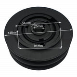 Ambreiaj compatibil Honda 148 mm x 25 mm (2 canale 17 mm) 148 mm / 25 mm / 2 / 17 mm - vedere 4