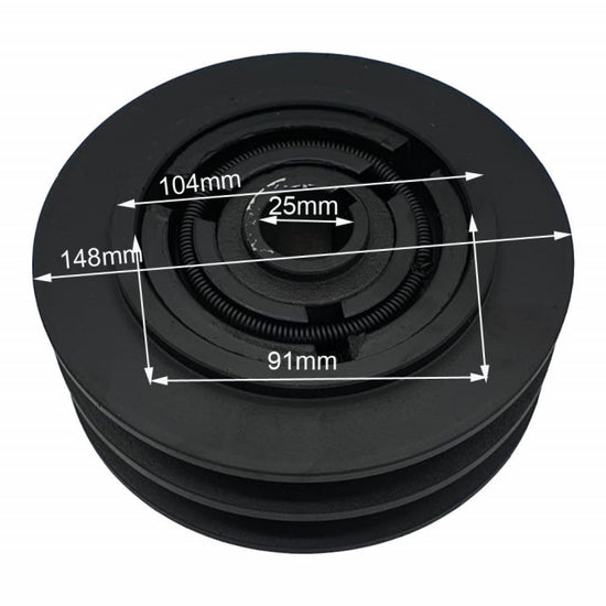 Ambreiaj compatibil Honda 148 mm x 25 mm (2 canale 17 mm) 148 mm / 25 mm / 2 / 17 mm - vedere 4