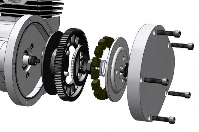 Ambreiaj kit motor bicicleta - vedere 2
