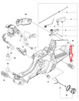 Amortizor spate drujba Husqvarna 565, 572XP pentru drujba - vedere 2
