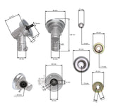 Angrenaj pentru motocoasa inferior motocoasa 28 mm 9dinti 28 mm / 9dinti - vedere 4