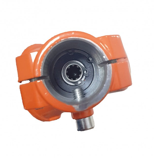 Angrenaj pentru motocoasa inferior motocoasa pt teava de 26 mm, tija cu 9 (cu surub) - vedere 3