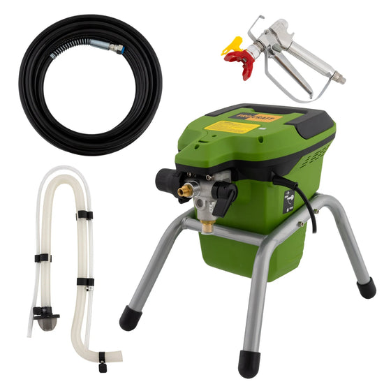 Pistol de vopsit Procraft PSE1100, 700W, 1000 ml/min, 200 bari, duza 1.5 mm, furtun 7.5 m, IP20