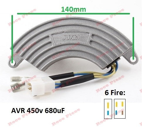 AVR Generator 5Kw - 7Kw (450V 680uF) 6 Fire (aluminiu)