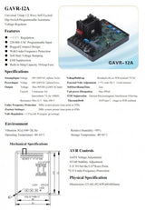 AVR Generator model 12 Amperi - vedere 3