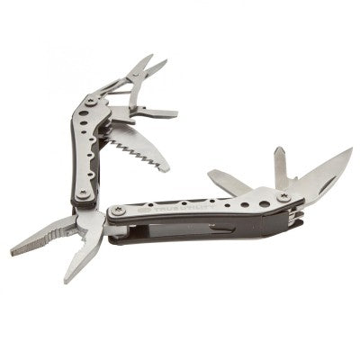 Multitool True Utility Minimulti TU195K, 10 funcții esențiale, oțel inoxidabil, compact și portabil