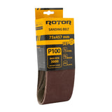 Banda Slefuit ROTOR 75x457 mm, P100, Set 5 Buc
