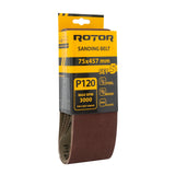 Banda Slefuit ROTOR 75x457 mm, P120, Set 5 Buc