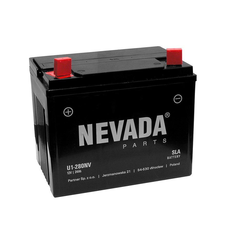 Baterie 24ah 12v Nevada (borna   +   pe stanga)