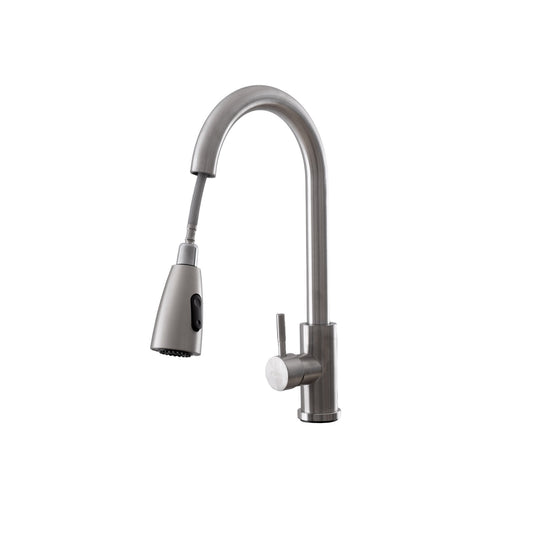 Baterie bucatarie Vital Flow FB-014-1, SUS 304, dus extractabil
