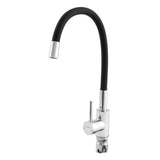 Baterie bucatarie Champion SUS-011, dus flexibil, chrome/negru