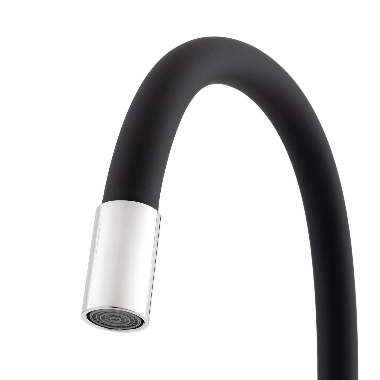 Baterie bucatarie Champion SUS-011, dus flexibil, chrome/negru