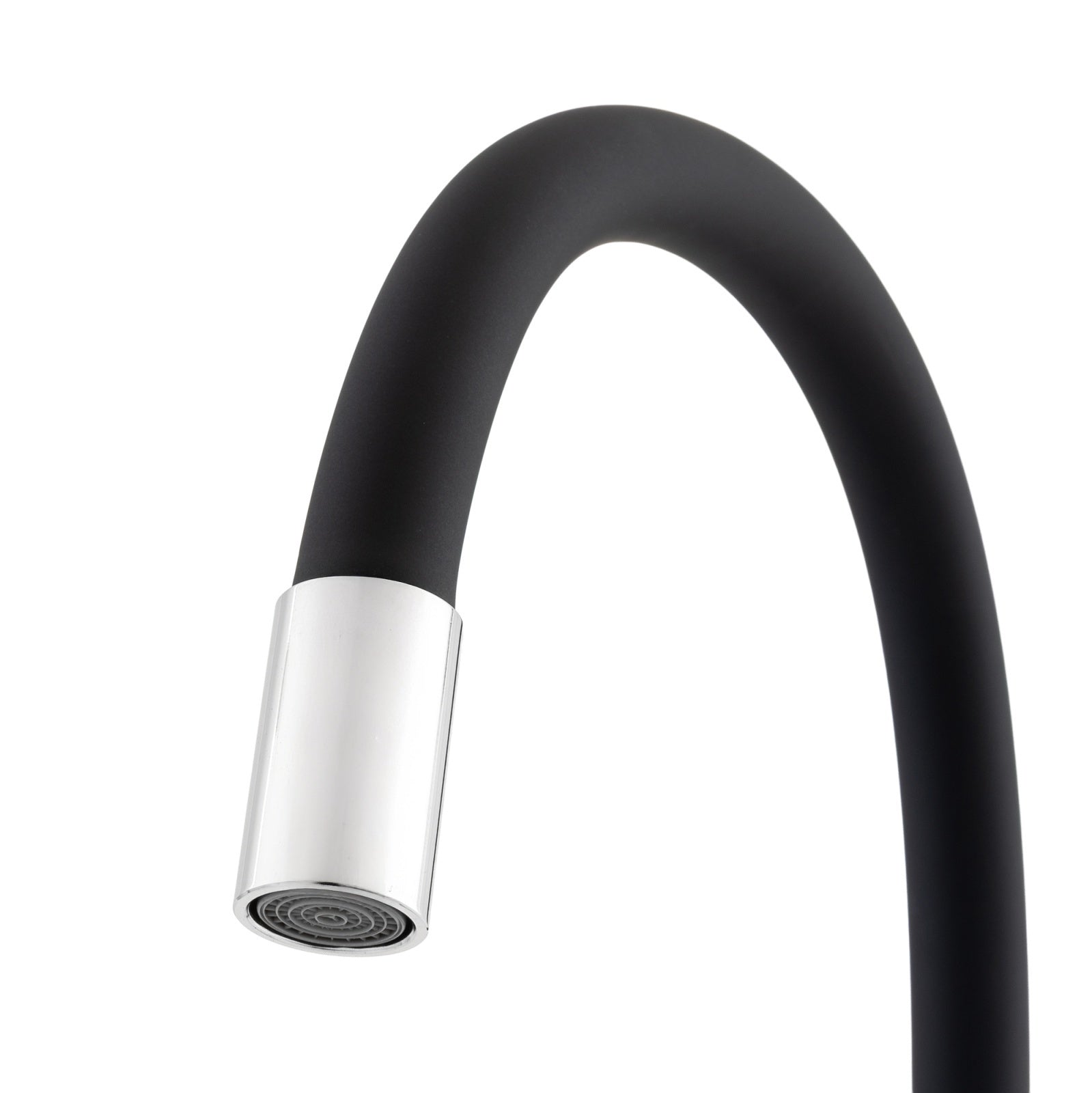 Baterie bucatarie Champion SUS-011, dus flexibil, chrome/negru
