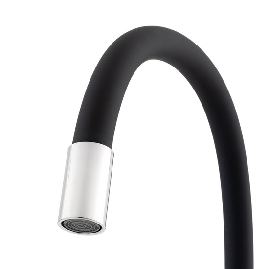 Baterie bucatarie Champion SUS-011, dus flexibil, chrome/negru