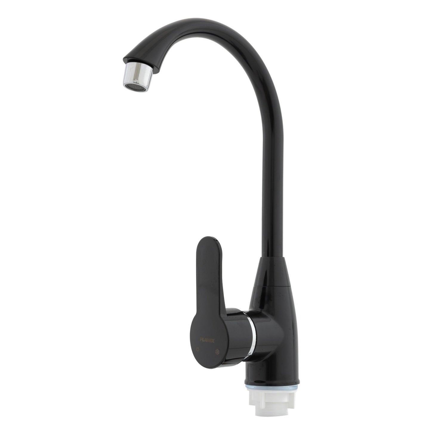 Baterie bucatarie ZEP Mario-011, monocomanda, termoplastic, negru