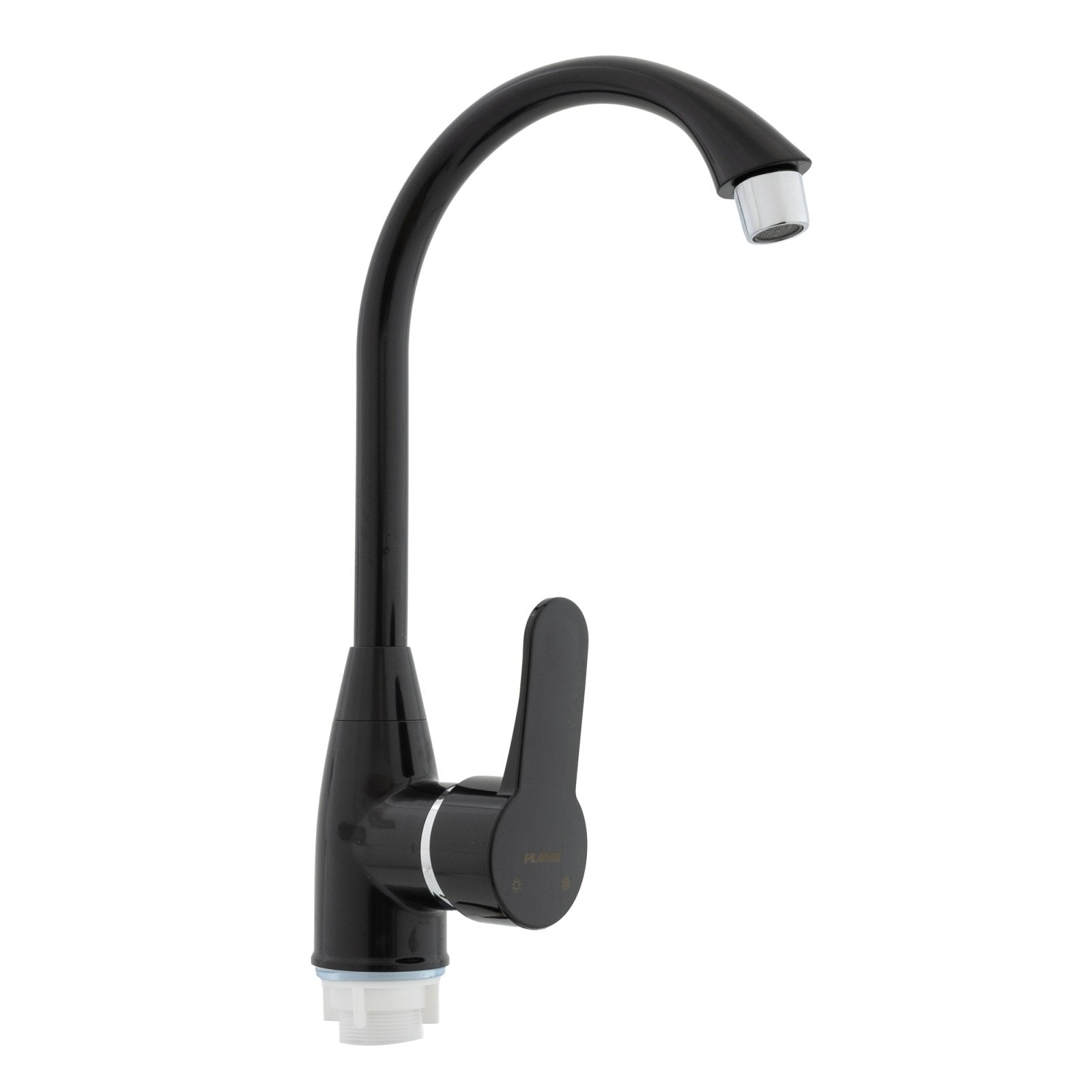 Baterie bucatarie ZEP Mario-011, monocomanda, termoplastic, negru