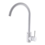 Baterie bucatarie MIXXUS SUS-011 White, monocomanda, otel inoxidabil, pipa mobila