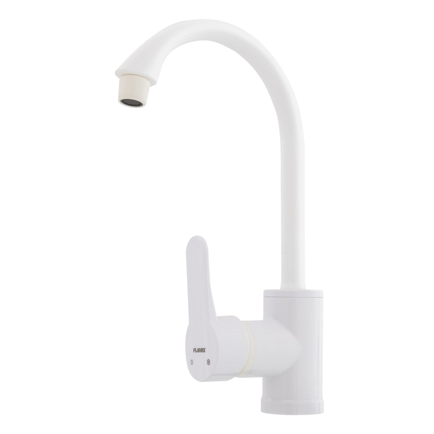 Baterie lavoar ZEP Leon-011, monocomanda, termoplastic, alb