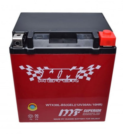 Baterie scuter, atv 30 Amperi   12v (gel) WM