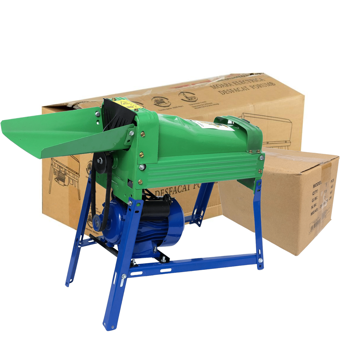 Batoza de Porumb DDT Verde, 1500W, Capacitate 800 kg/h