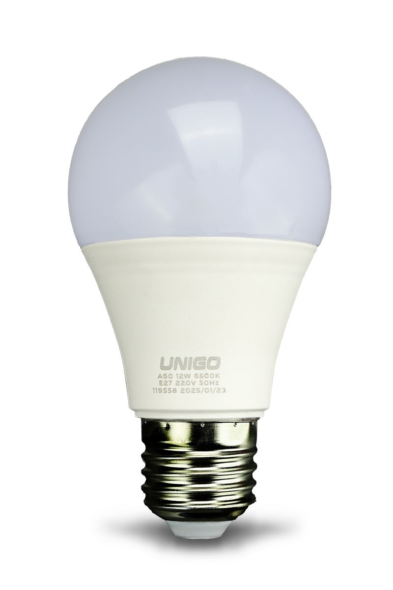 Bec LED UNIGO V-119558 A60, E27, 12W, 6500K