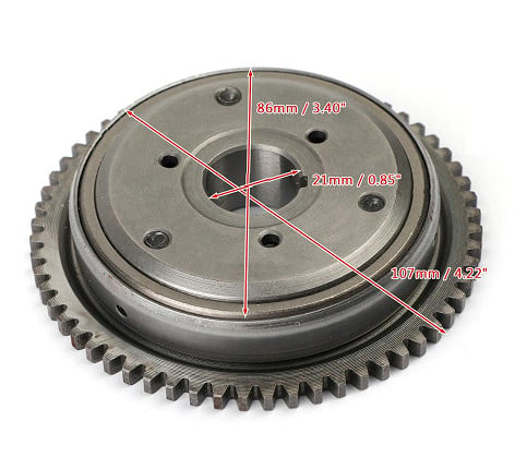 Bendix pentru scuter si ATV chinezesti (4T 125-150cc) - vedere 4