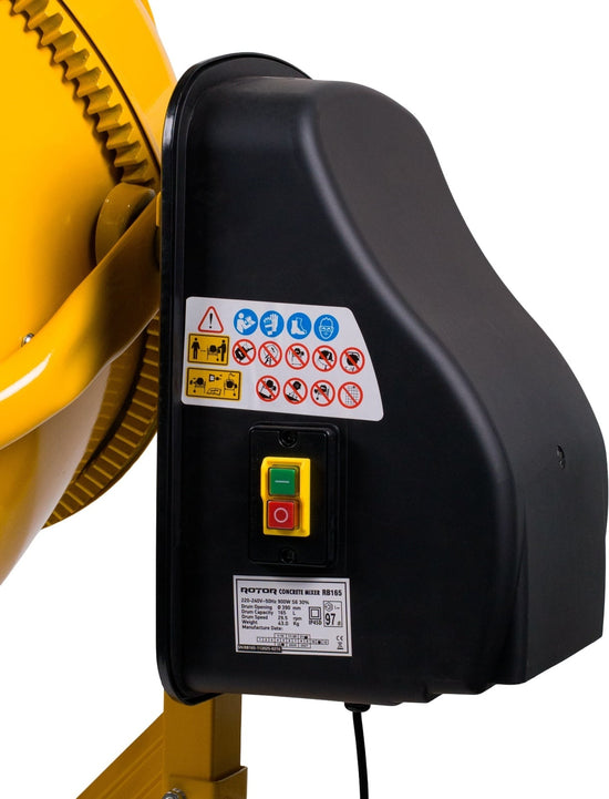 Betoniera ROTOR RB165 165L, 900W, 29.5 RPM, Motor Acoperit