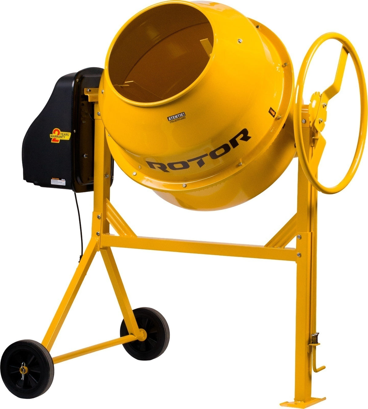 Betoniera ROTOR RB185, 185L, 1000W, 29.5 RPM, tambur otel, motor acoperit - detaliu 5