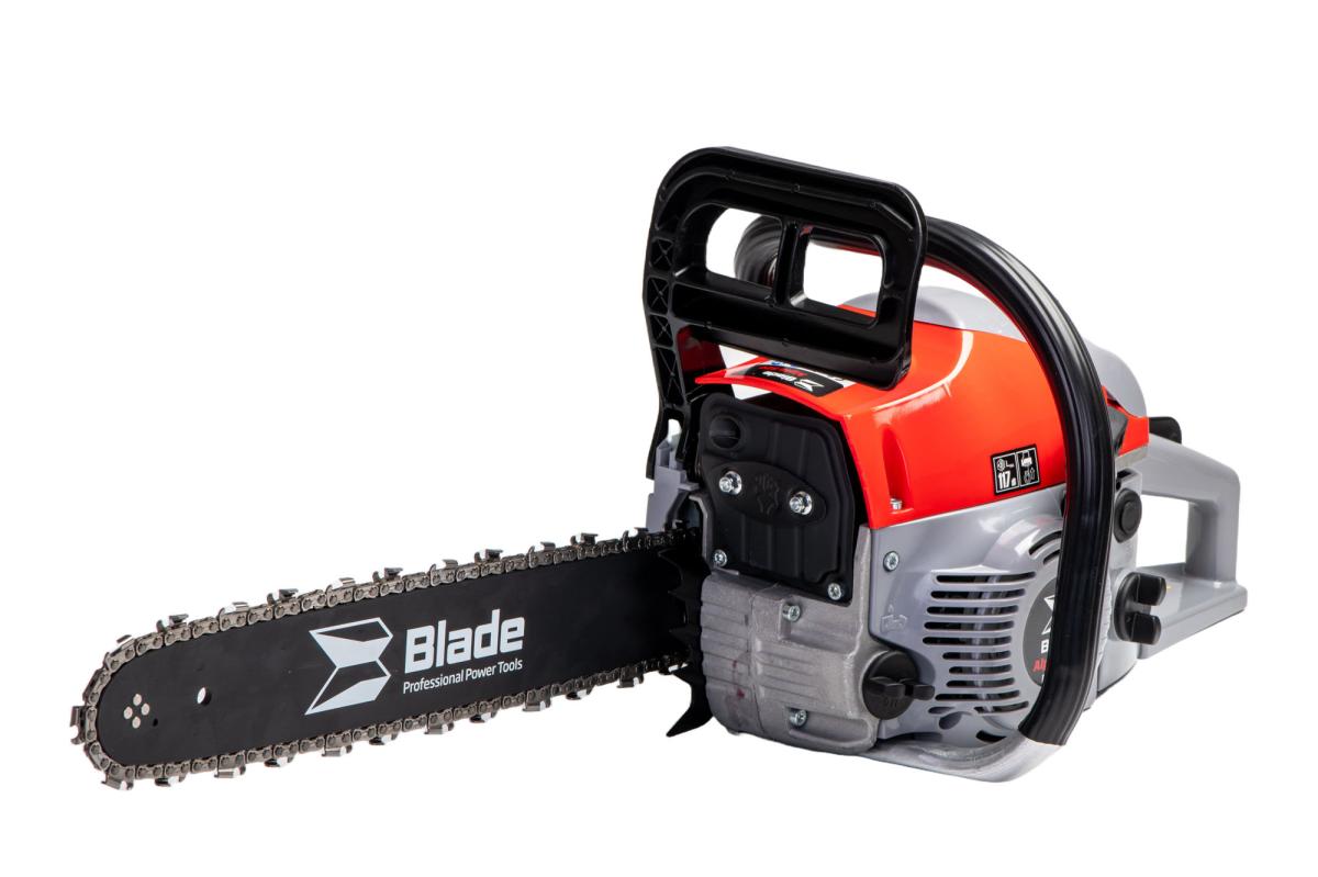 Drujba pe benzina BLADE ALPIN 520, 52cc, 5 CP, lama 38 cm, 2 lame + 2 lanturi incluse