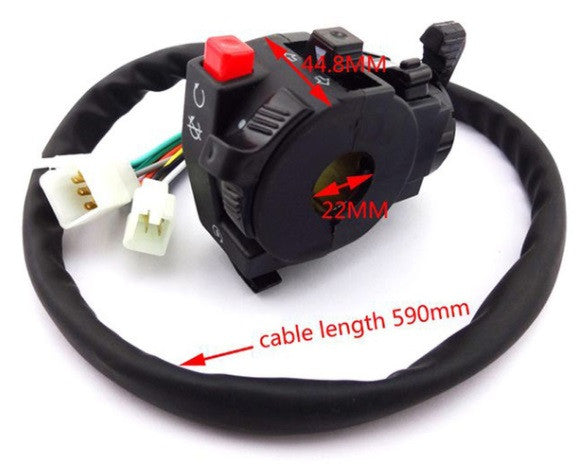 Bloc lumini Atv 150-200cc (cu soc) cu mufa tata