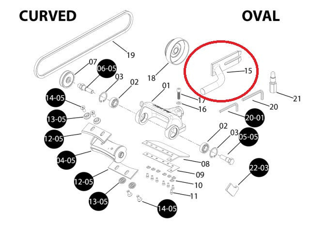 Brat decojitor busteni drujba adaptabil compatibil Stihl 029, 039, 066, MS290, MS360, MS390, MS460, MS461, MS660 - vedere 3