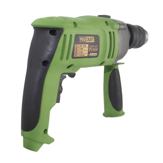Bormasina cu percutie Procraft PS1650, 980W, 1200 RPM, mandrina 13 mm