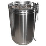 Butoi inox ZEP 350L cu capac flotant, camera silicon alimentar, pompa si robinet inox, AISI 304 Italia